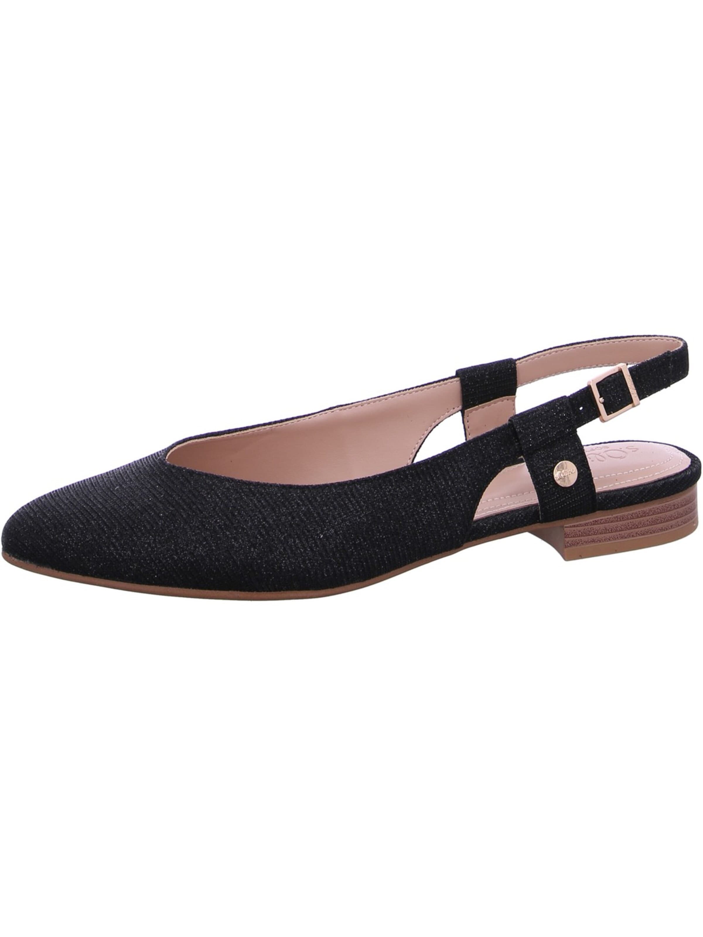 S. Oliver Slingpumps‌ in Schwarz: Vorderseite