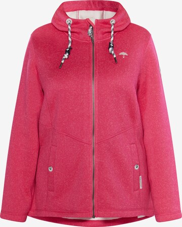 Schmuddelwedda Fleecejacke in Pink: predná strana