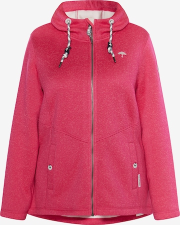 SchmuddelweddaFlis jakna - roza boja: prednji dio