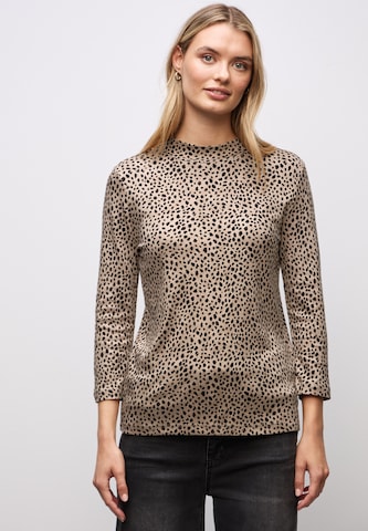 STREET ONE Shirt in Beige: Vorderseite