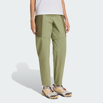 ADIDAS TERREX - regular Pantalón de montaña 'Terrex Xperior' en verde: frente