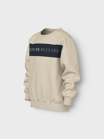 NAME IT Sweatshirt 'NKMVance' in Beige