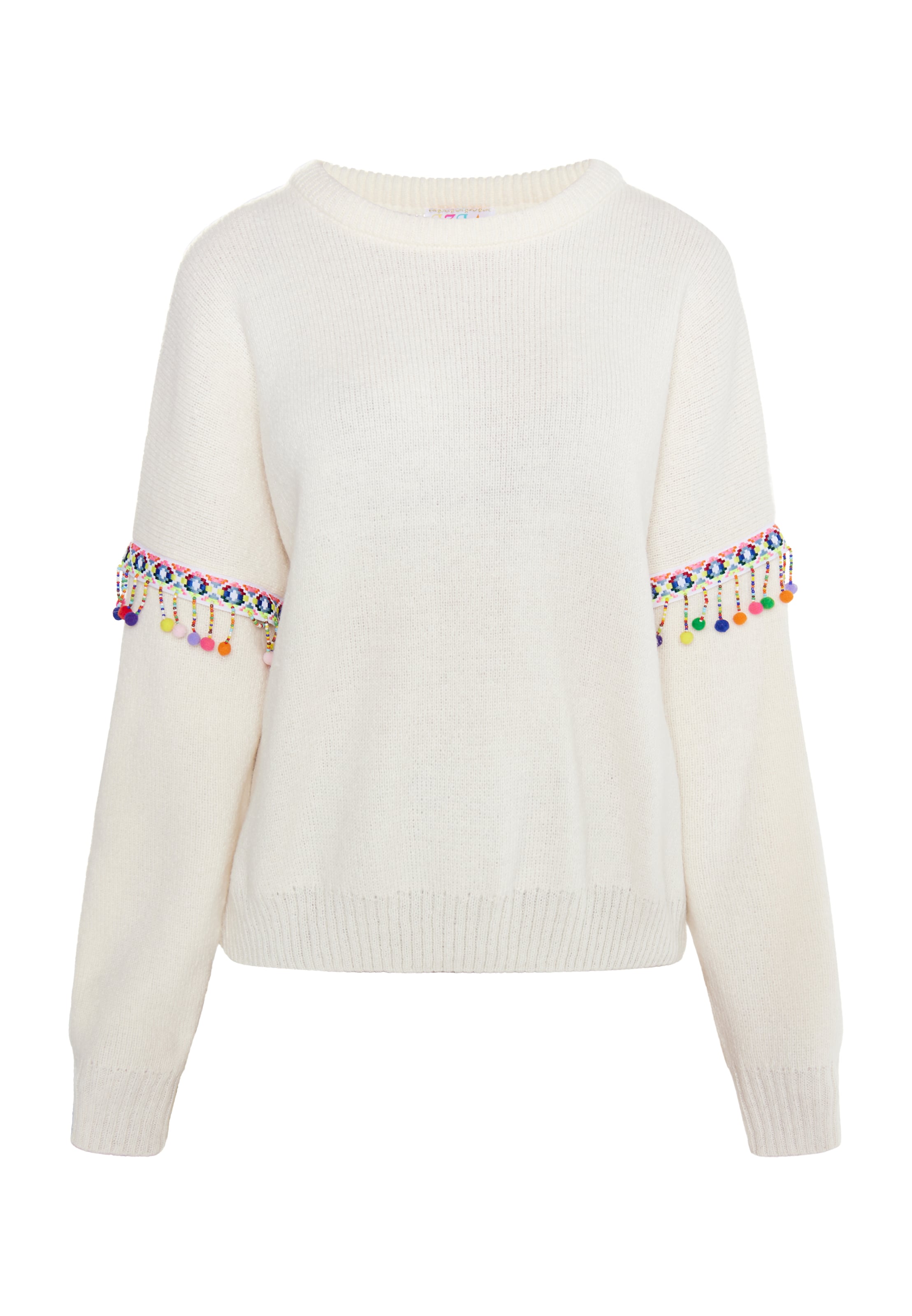 IZIA Sweater 'Hoona' in White: front