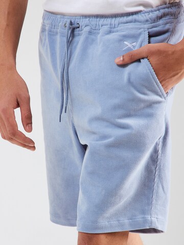 Iriedaily Normalny krój Spodnie 'Corvin' w kolorze niebieski