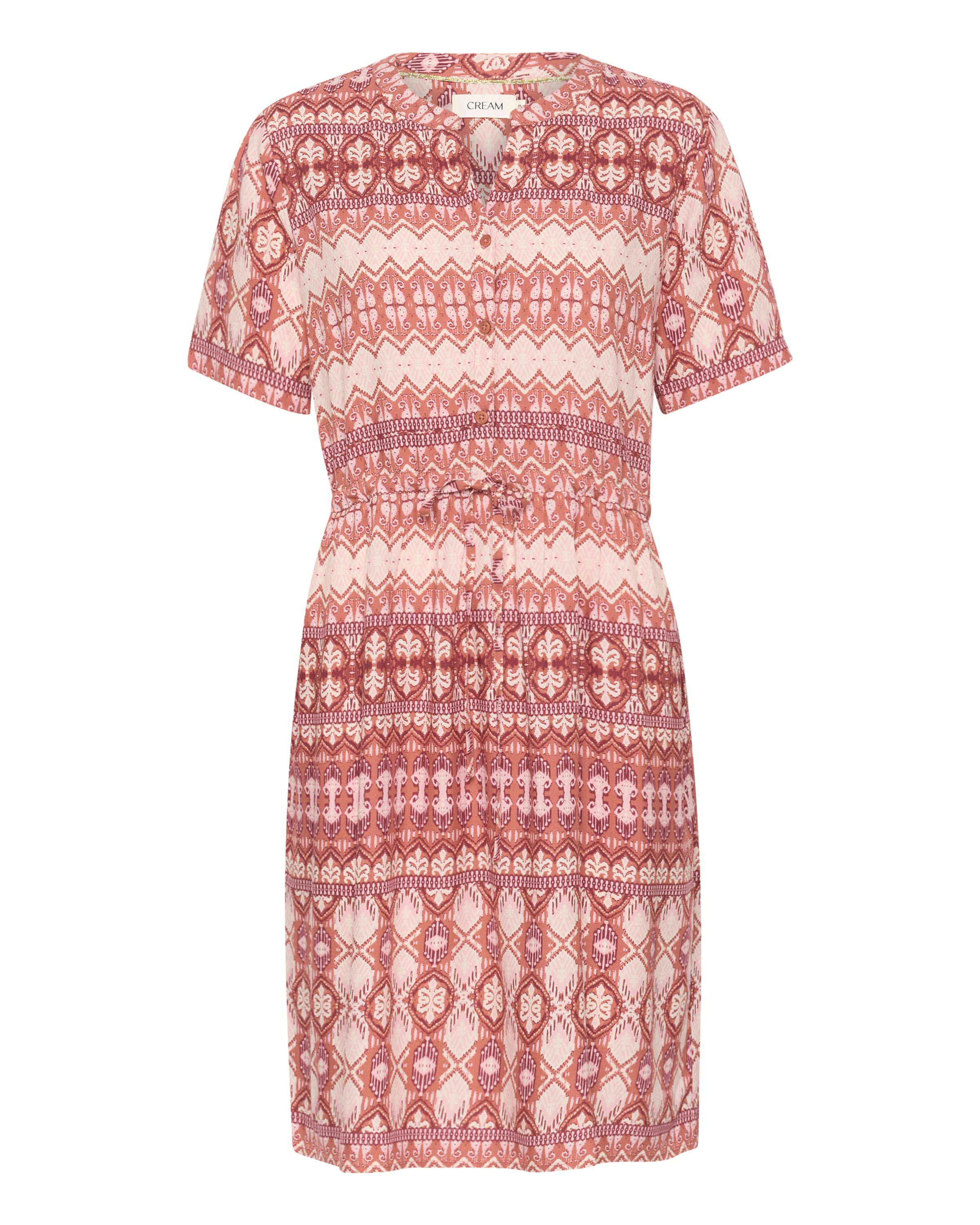 Cream Kjole 'Tiah' i orange: forside