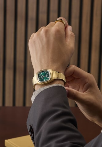 TIMEX Analoguhr in Gold