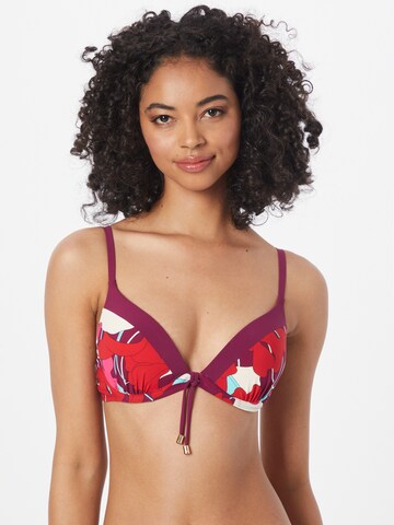 Chantelle Push-up Bikinitop in Rood: voorkant