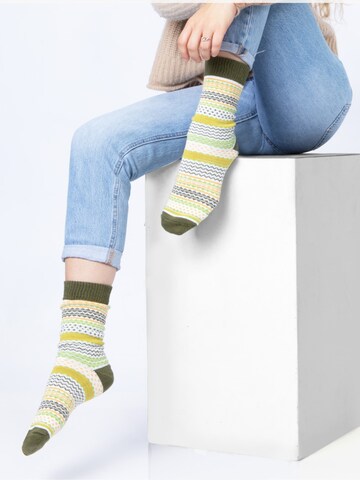 HomeOfSocks Socks 'HOS905' in Green