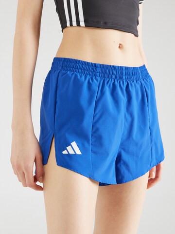 ADIDAS PERFORMANCEregular Sportske hlače 'ADIZERO' - plava boja