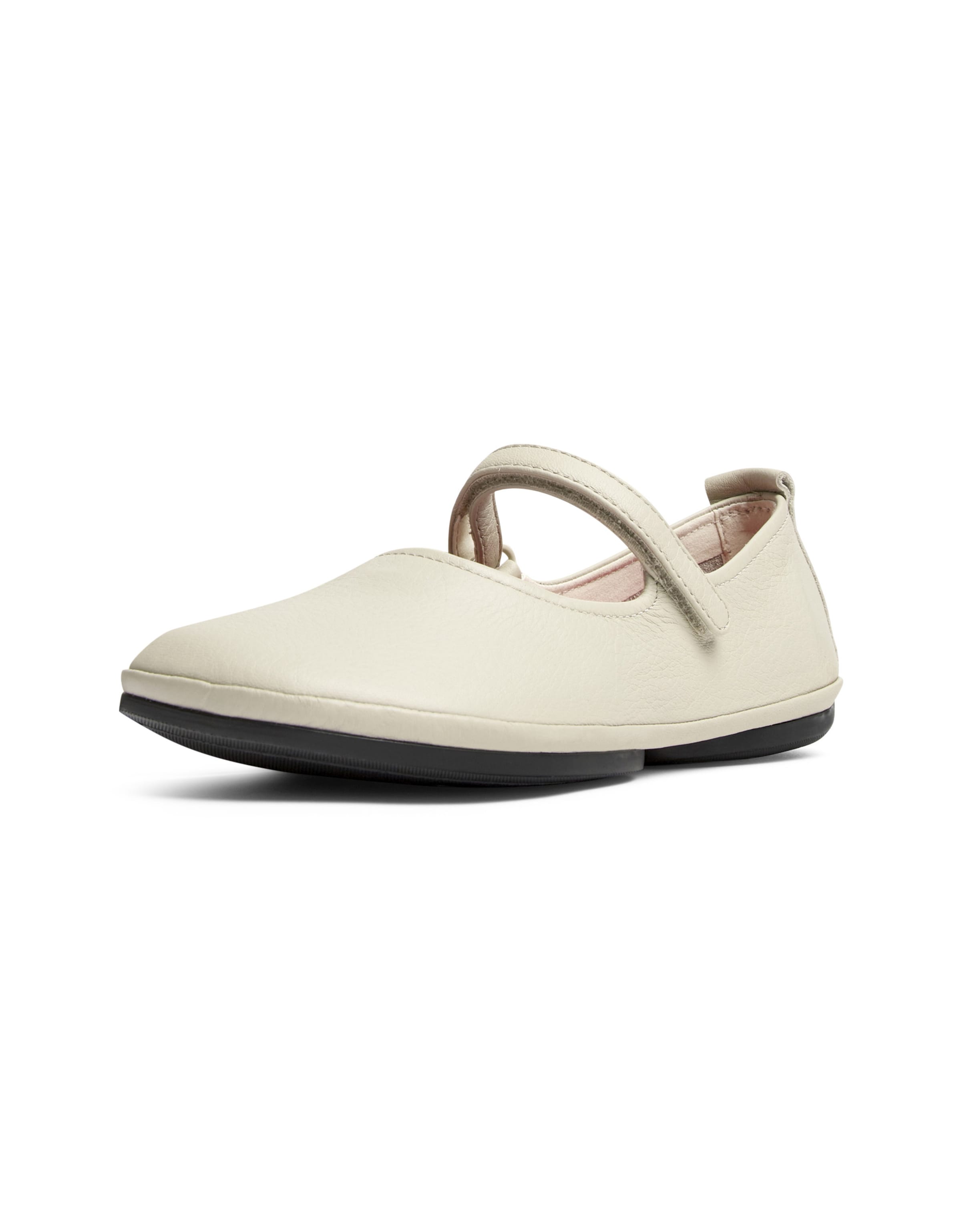 CAMPER Strap ballerina 'Right Nina' in Grey: front