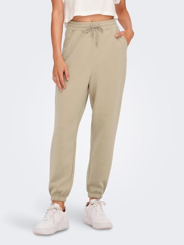 Effilé Pantalon 'SCARLETT' ONLY en beige : devant