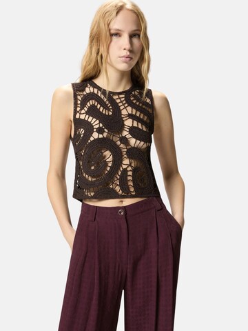 PINKO T-shirt 'ERUZIONE' i brun: framsida