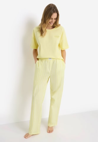Copenhagen Studios - Calças de pijama em amarelo