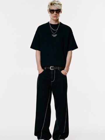Pull&Bear Koszulka w kolorze czarny