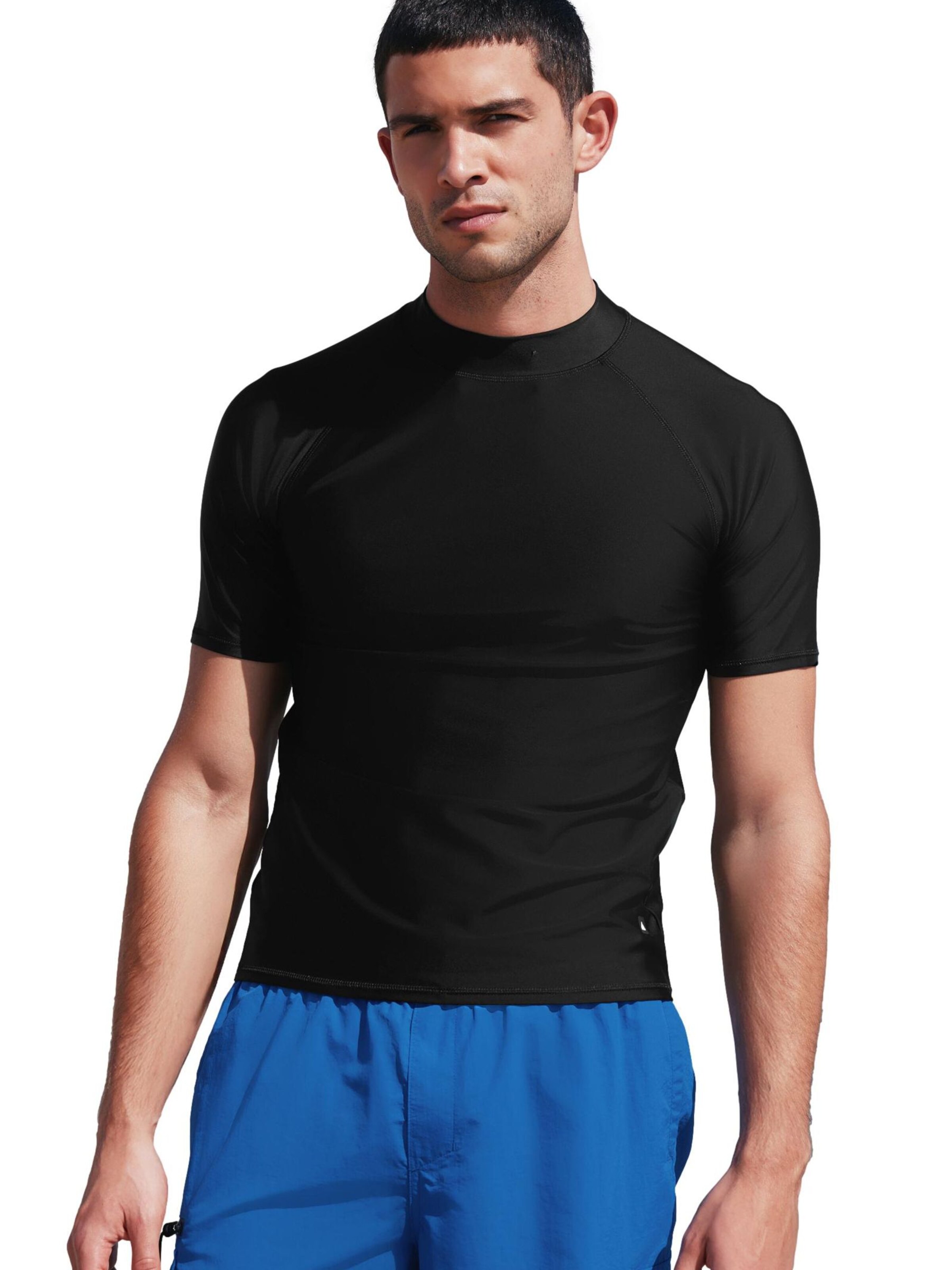 T-Shirt fonctionnel Next en noir : devant