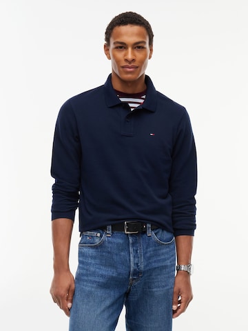 Tommy Jeans - Camisa 'ESS' em azul: frente