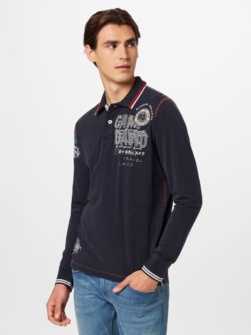 CAMP DAVID Shirt in Blauw: voorkant