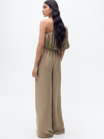 MANGO Jumpsuit 'Bruma' in Grijs