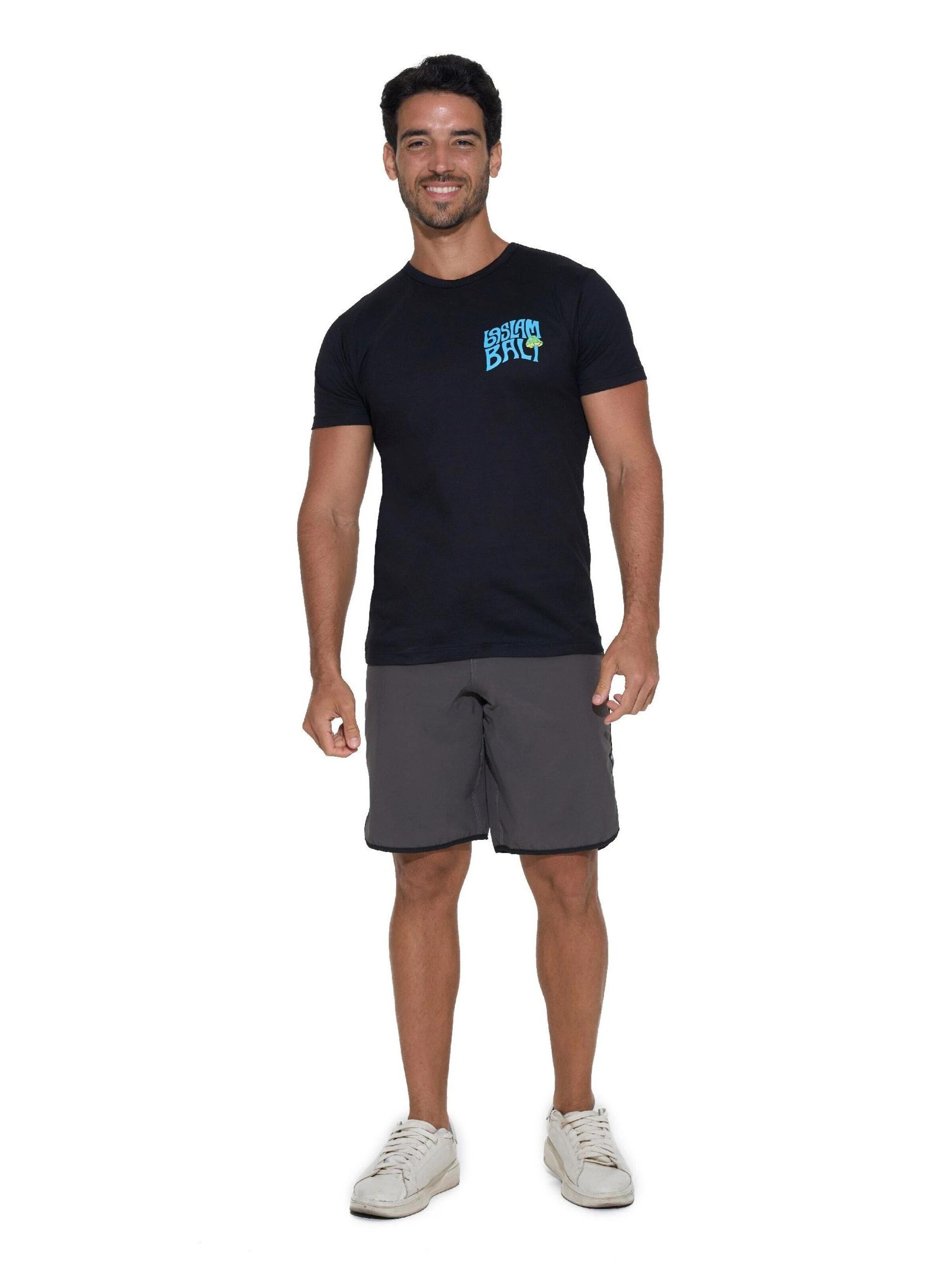 69Slam - Camiseta en negro: frente