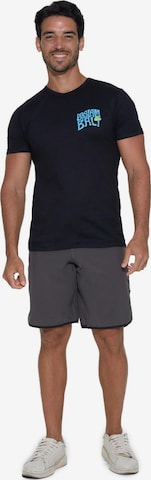 69Slam - Camiseta en negro: frente