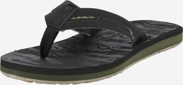 QUIKSILVER Zehentrenner 'ISLAND OASIS SQUISH' in Schwarz: predná strana