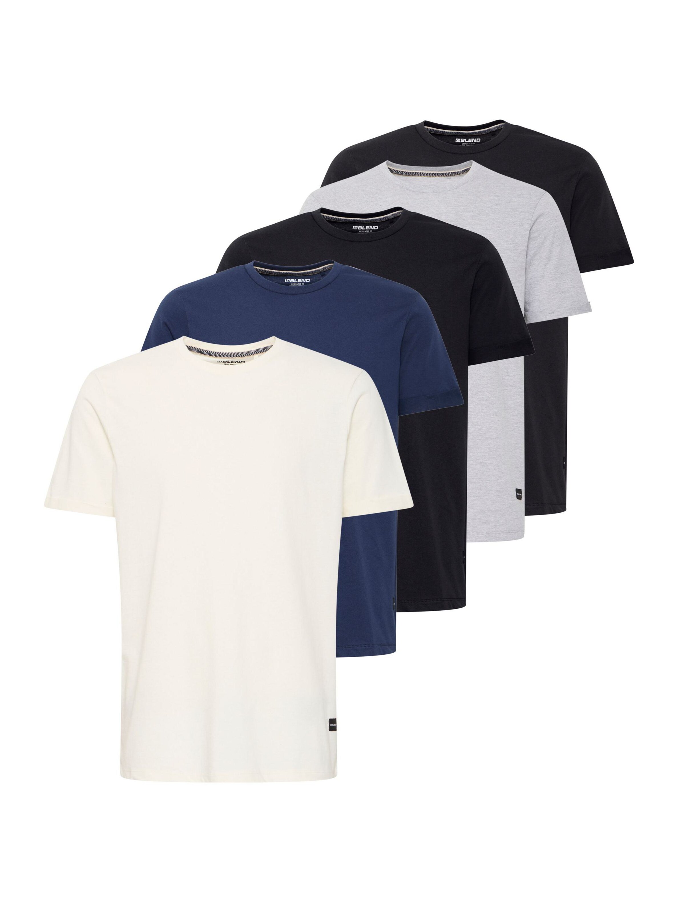 BLEND T-Shirt in Beige: Vorderseite