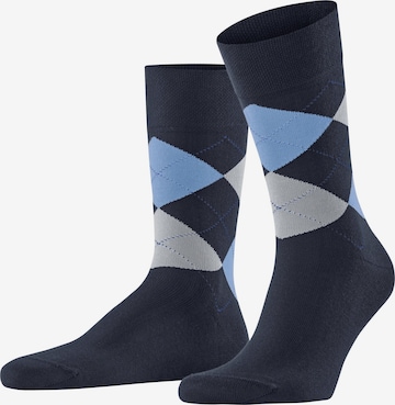 FALKE Socken 'Sensitive Argyle' in Blau: Vorderseite