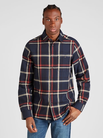 CRAGHOPPERS - Ajuste regular Camisa funcional 'Wald' en azul: frente