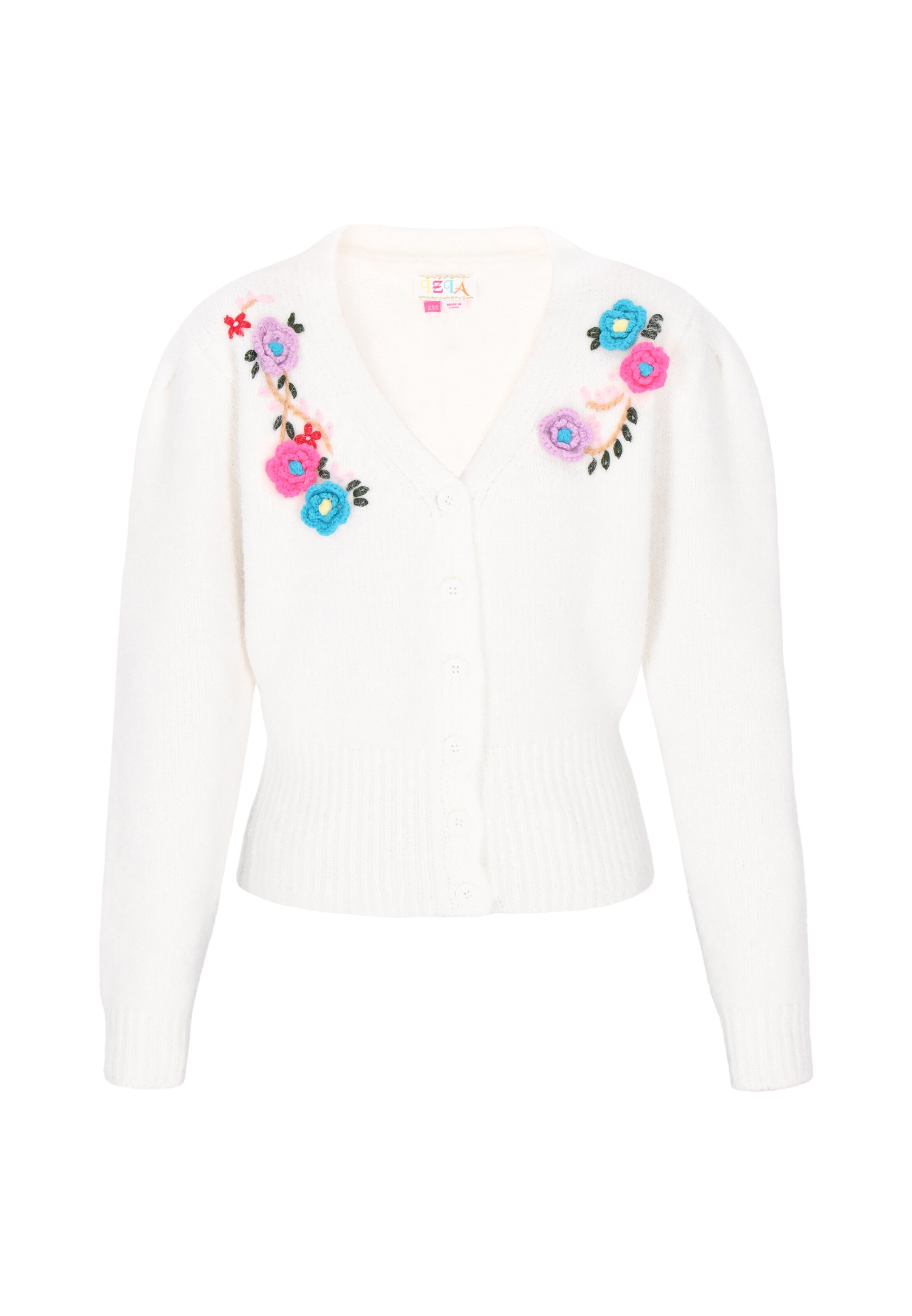 IZIA Kardigán 'Fashion Look' - fehér: elől