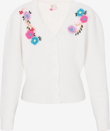 IZIA Neuletakki 'Fashion Look' värissä valkoinen: etupuoli