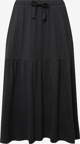 Ulla Popken Rock in Schwarz: Vorderseite