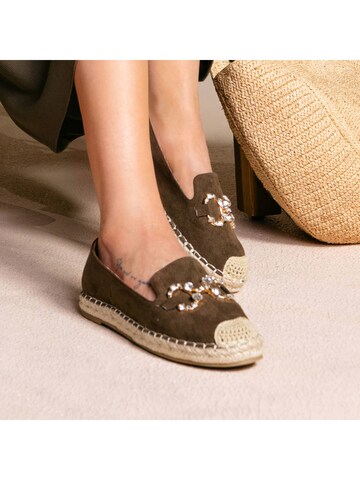 Palado by Sila Sahin Espadrilles in Brown: front