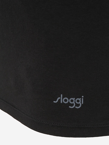 SLOGGI Undershirt 'men GO ABC H' in Black