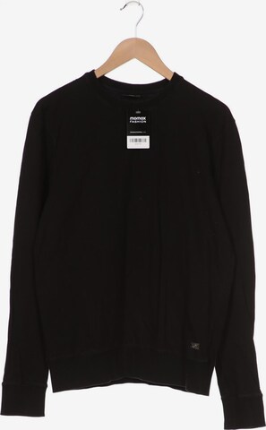 BOGNER Sweatshirt & Zip-Up Hoodie in M-L in Black: front