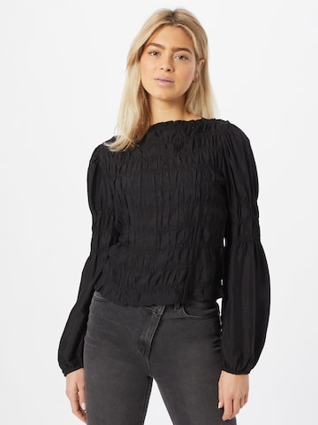 Cream - Blusa 'Henva' em preto: frente