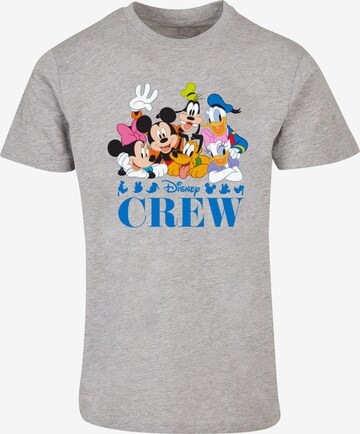 ABSOLUTE CULT Shirt 'Mickey Mouse - Disney Friends' in Grijs: voorkant