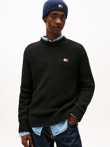 Pull-over Tommy Jeans en noir : devant