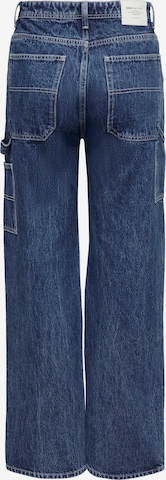 Wide leg Jeans 'West' di ONLY in blu