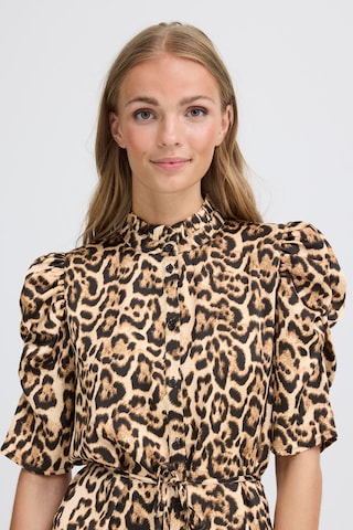 ICHI Kleid in Braun