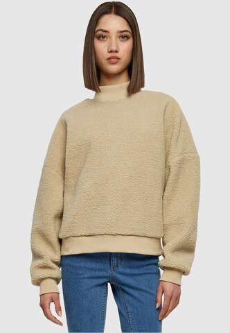 Urban Classics Sweatshirt 'Sherpa' i beige: forside