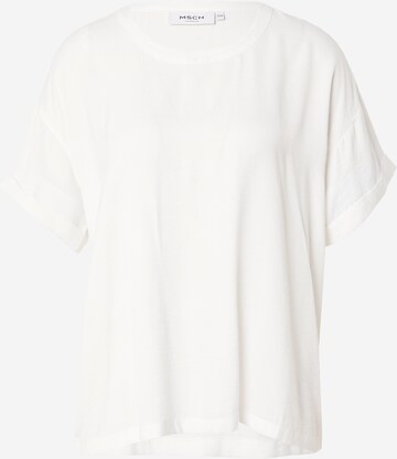 T-shirt 'Maluca' MSCH COPENHAGEN en blanc : devant