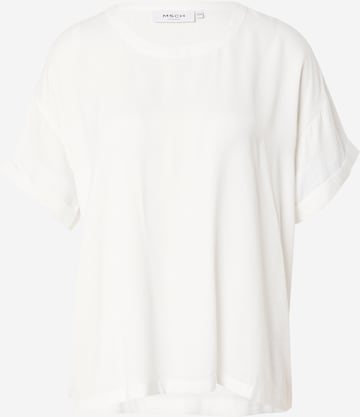 T-shirt 'Maluca' MSCH COPENHAGEN en blanc : devant