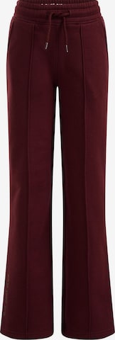 WE Fashion Trousers in Red: front