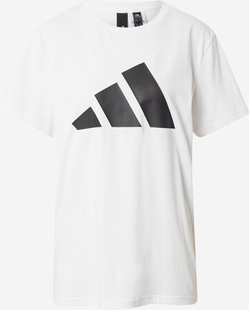 Maglia funzionale di ADIDAS PERFORMANCE in bianco: frontale