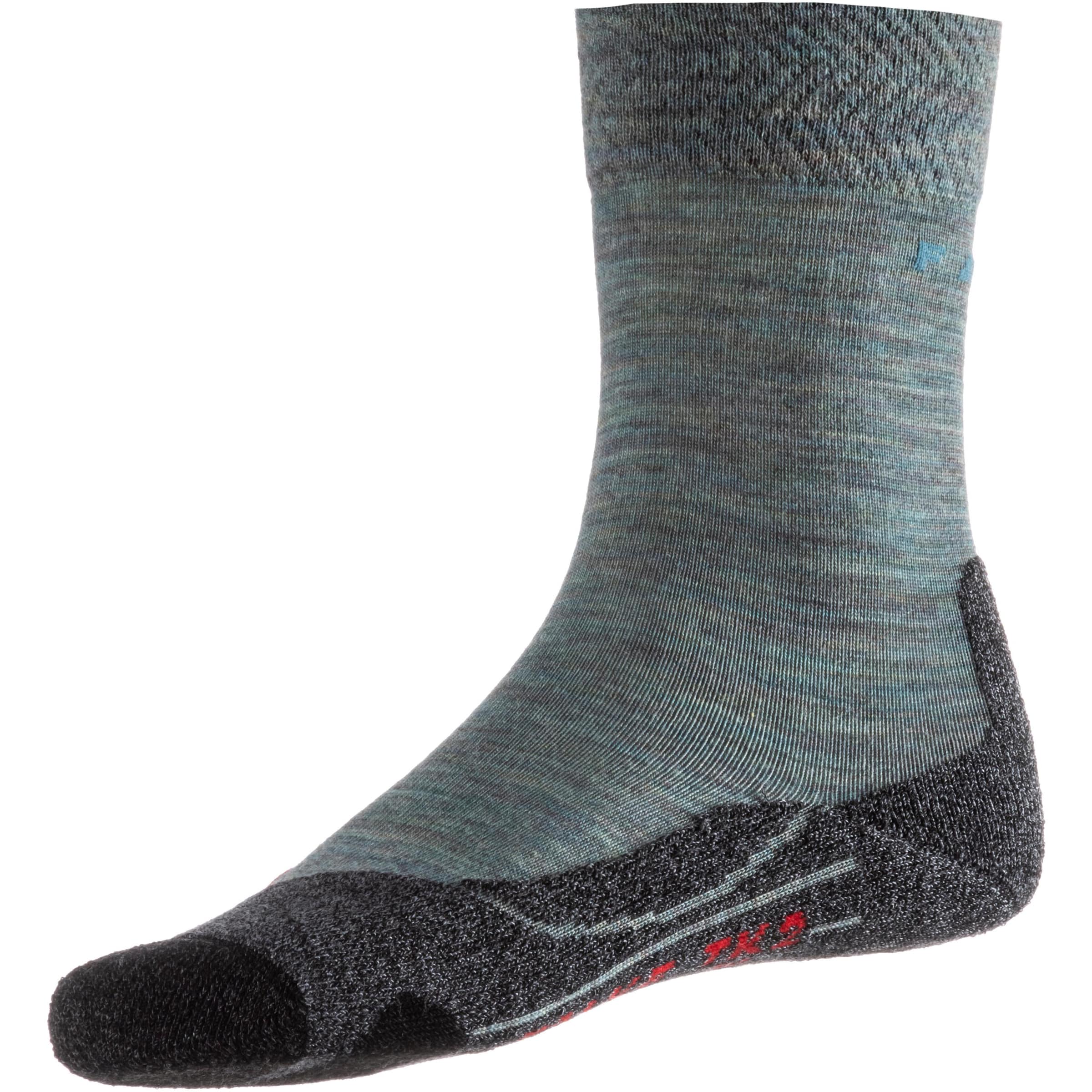 FALKE Athletic Socks 'TK2 Melange' in Grey: front