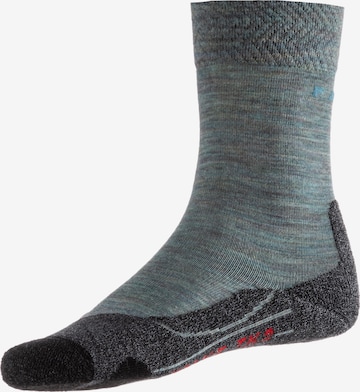 FALKE Athletic Socks 'TK2 Melange' in Grey: front