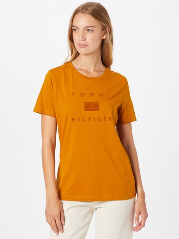 TOMMY HILFIGER Shirt in Orange: front