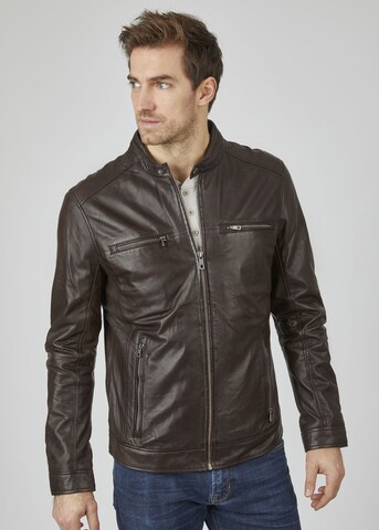 bugatti Between-Season Jacket in Brown: front