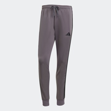 ADIDAS SPORTSWEAR Tapered Workout Pants in Grey: front