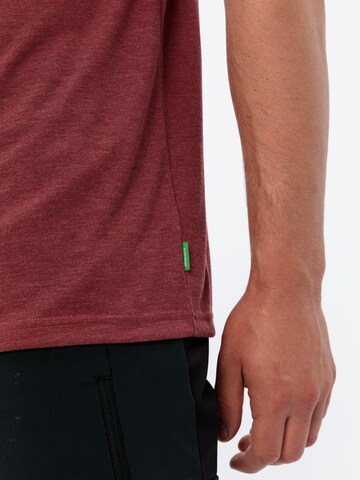 VAUDE Functioneel shirt 'Tekoa' in Rood